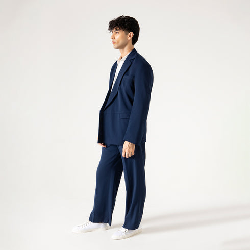 OVERSIZED TAILORED PANAMA BLAZER